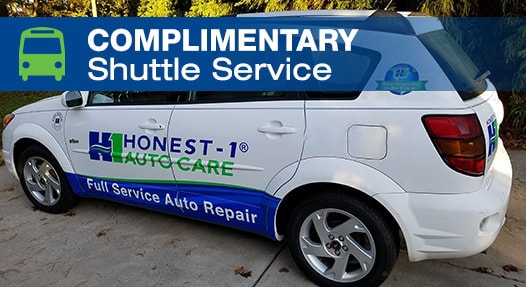 Complimentary Local Shuttle Service | Honest-1 Auto Care Roseville